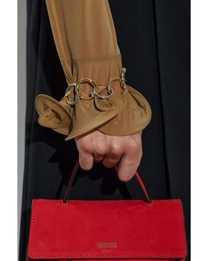 Moschino Bracelet With Shimmering Crystals - Metallic