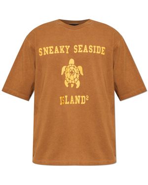 DSquared² T-Shirt With Print - Brown