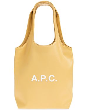 A.P.C. 'Ninon Small' Shopper Bag - Yellow