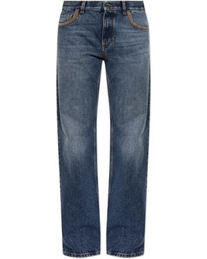 Etro Straight-Leg Jeans - Blue