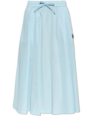 KENZO Skirt With Logo Patch - Blue