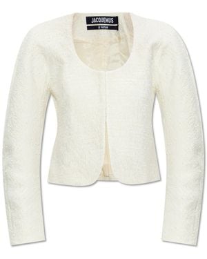 Jacquemus Patterned Blazer - White
