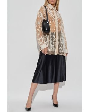 DIESEL Transparent Shirt 'C-Overy-Qmbr' - Natural