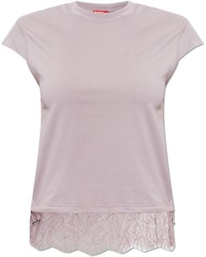 DIESEL T-Shirt 'T-Luna' - Pink