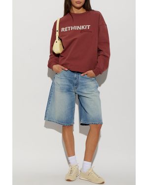 Rethinkit Studios Sweatshirt With Logo Patch - Blue