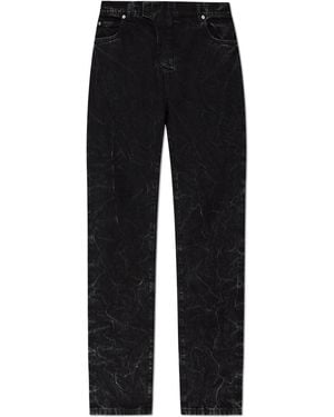 Balmain Jeans With A 'Vintage' Effect - Black