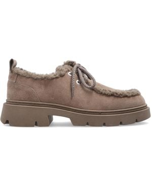Inuikii Leather Shoes 'Mocabee Curl' - Brown