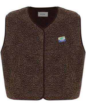 American Vintage Oversized Vest - Brown