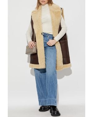 Bottega Veneta Leather Vest - Blue