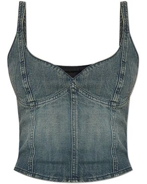 Balenciaga Denim Top - Grey