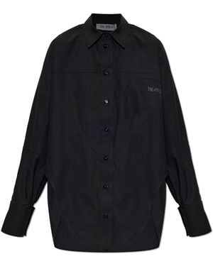 The Attico Shirt With Slits - Blue