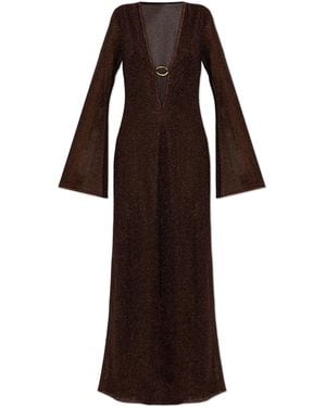 Oséree Dress With Lurex Thread - White