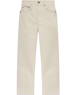 R13 Trousers With Logo - White