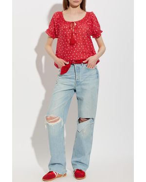 RE/DONE Top 'Katie' - Blue