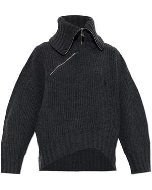 The Attico Wool Turtleneck - Blue
