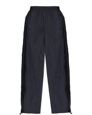 Vetements Trousers Finished With An Adjustable Drawstring - Blue