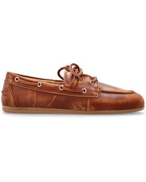 POSA Leather 'Loafers' - Brown