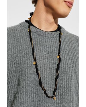 Jil Sander Long Necklace - Gray