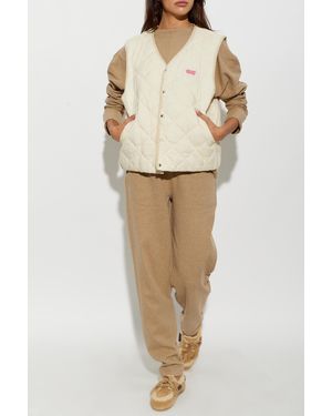 American Vintage Insulated Vest 'Yupibam' - Natural