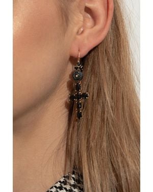 Dolce & Gabbana Earrings With Sapphires - Brown