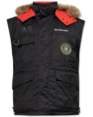 Balenciaga Reversible Vest - Black