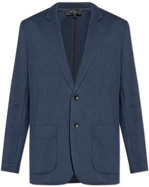 Rag & Bone Blazer With Open Lapels - Blue