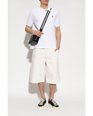 Paul Smith Polo With Patch - Natural