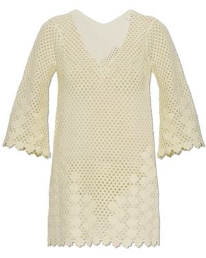 Posse Cotton Dress 'Saskia' - White