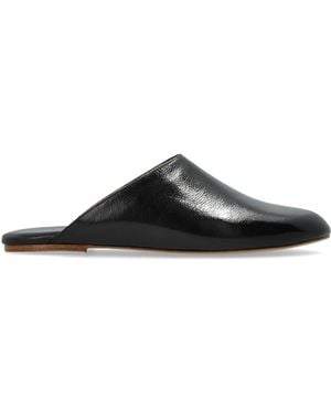 A.P.C. Leather Slides - Black