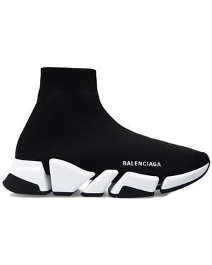Balenciaga Speed Knit Sock-Style Trainer - Black