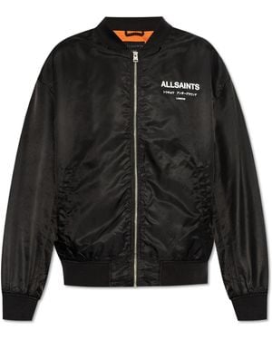 AllSaints Underground Bomber Jacket - Black