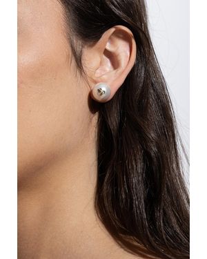 Jimmy Choo Asymmetric Earrings - Black
