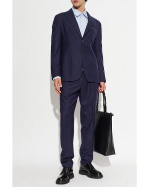 Eleventy Wool Suit - Blue