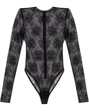 Dolce & Gabbana Lace Bodysuit - Black