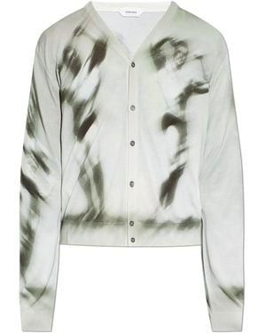 Versace Silk Cardigan - White