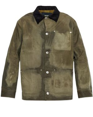 Zadig & Voltaire Jacket With A Vintage Effect - Green
