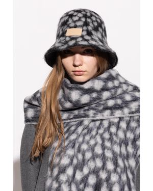 Fendi Hat With Logo Patch - Gray