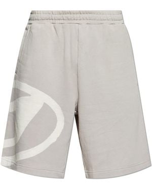 DIESEL Shorts With Logo - White
