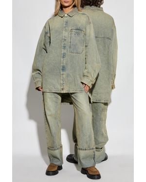 Entire studios Denim Shirt - Green