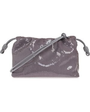 Loewe Bag Flamenco Purse Medium - Purple