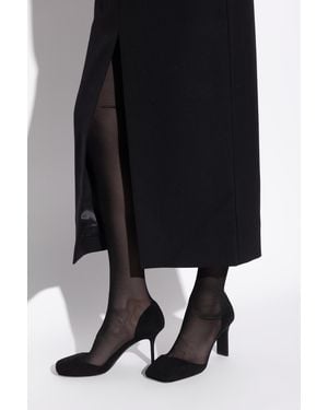 Courreges Long Heeled Boots - Black