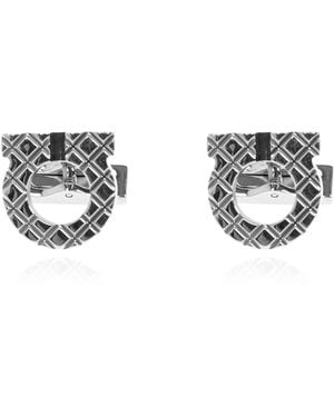 Ferragamo Brass Cufflinks - Black