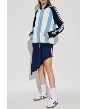 adidas Originals Sweater With A Decorative Knit - Blue