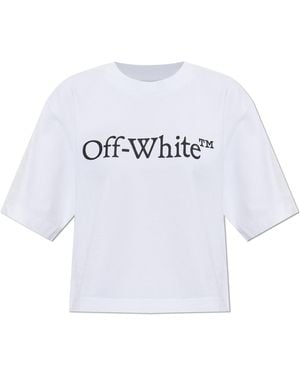 Off-White c/o Virgil Abloh Short Loose-Fit T-Shirt - White