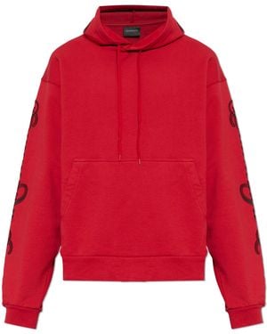 Balenciaga Sweatshirt With Logo - Red