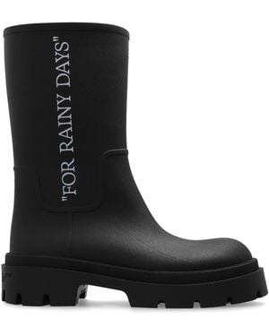 Off-White c/o Virgil Abloh Shoes With Print - Black