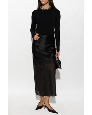 By Malene Birger Long Skirt 'Angelina' - Black
