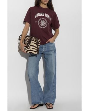 Anine Bing T-Shirt "Jaylin" - Blue
