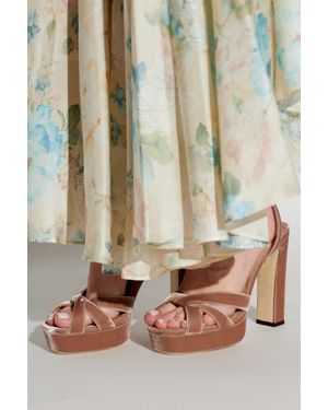Jimmy Choo 'Kove' Platform Sandals - Natural