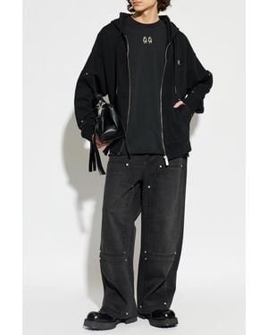 44 Label Group Jeans With Raw-Edge Hems - Black